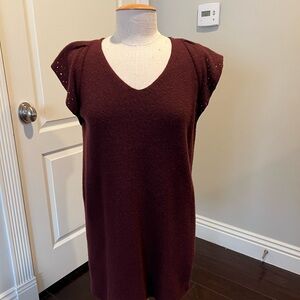 Elegant Burgundy Women's Top